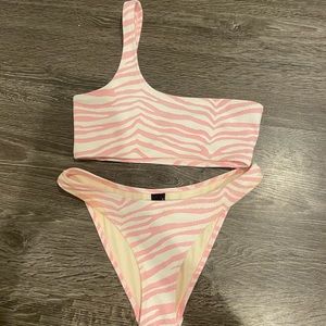 TRIANGL PINK ZEBRA BIKINI